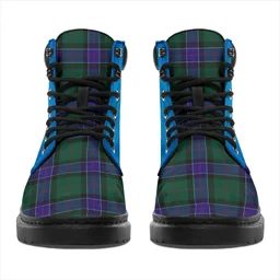 ScotsTee Shop Scottish Sinclair Hunting Modern Clan Tartan Celtic Thistle All Season Boots