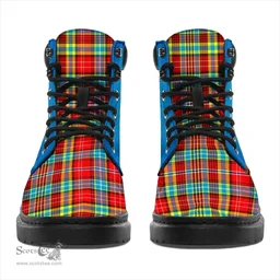 ScotsTee Shop Scottish Ogilvie Clan Tartan Celtic Thistle All Season Boots