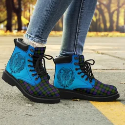 ScotsTee Shop Scottish Murray Of Atholl Modern Clan Tartan Celtic Thistle All Season Boots