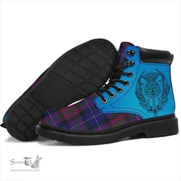ScotsTee Shop Scottish Pride Of Scotland Clan Tartan Celtic Thistle All Season Boots