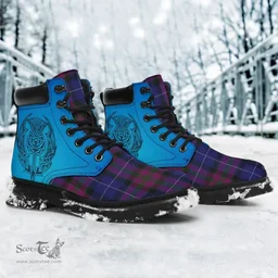 ScotsTee Shop Scottish Pride Of Scotland Clan Tartan Celtic Thistle All Season Boots