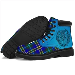 ScotsTee Shop Scottish Weir Modern Clan Tartan Celtic Thistle All Season Boots