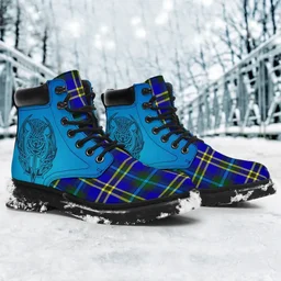 ScotsTee Shop Scottish Weir Modern Clan Tartan Celtic Thistle All Season Boots