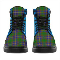 ScotsTee Shop Scottish Strange Of Balkaskie Clan Tartan Celtic Thistle All Season Boots