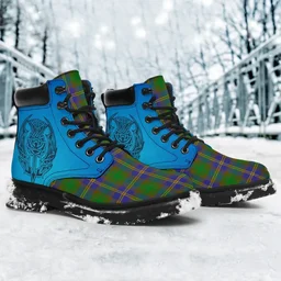 ScotsTee Shop Scottish Strange Of Balkaskie Clan Tartan Celtic Thistle All Season Boots