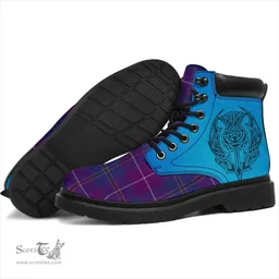 ScotsTee Shop Scottish Pride Of Glencoe Clan Tartan Celtic Thistle All Season Boots