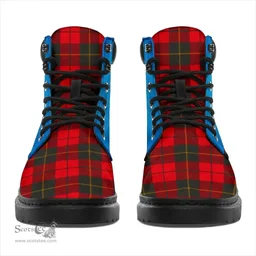 ScotsTee Shop Scottish Wallace Weathered Clan Tartan Celtic Thistle All Season Boots