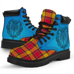 ScotsTee Shop Scottish Scrymgeour Clan Tartan Celtic Thistle All Season Boots