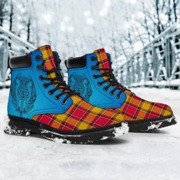 ScotsTee Shop Scottish Scrymgeour Clan Tartan Celtic Thistle All Season Boots