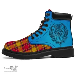 ScotsTee Shop Scottish Scrymgeour Clan Tartan Celtic Thistle All Season Boots
