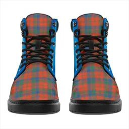 ScotsTee Shop Scottish Robertson Ancient Clan Tartan Celtic Thistle All Season Boots