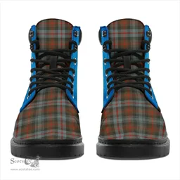 ScotsTee Shop Scottish Murray Of Atholl Weathered Clan Tartan Celtic Thistle All Season Boots
