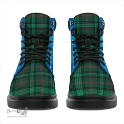 ScotsTee Shop Scottish Ross Hunting Modern Clan Tartan Celtic Thistle All Season Boots