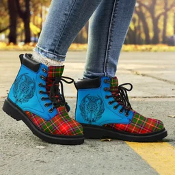 ScotsTee Shop Scottish Somerville Modern Clan Tartan Celtic Thistle All Season Boots