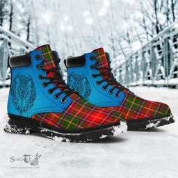 ScotsTee Shop Scottish Somerville Modern Clan Tartan Celtic Thistle All Season Boots