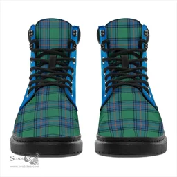 ScotsTee Shop Scottish Shaw Ancient Clan Tartan Celtic Thistle All Season Boots