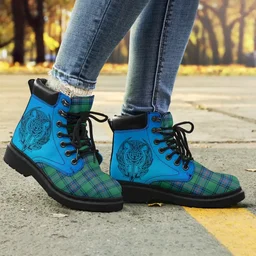 ScotsTee Shop Scottish Shaw Ancient Clan Tartan Celtic Thistle All Season Boots