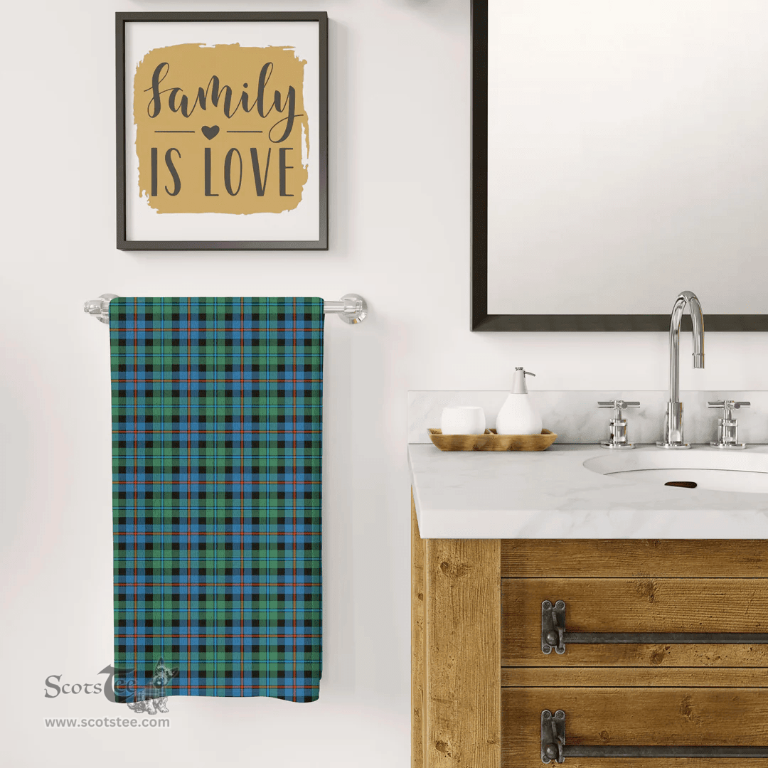 ScotsTee Shop Scottish Campbell of Cawdor Ancient Clan Tartan Bath Towel