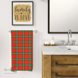 ScotsTee Shop Scottish MacLaine of Loch Buie Clan Tartan Bath Towel