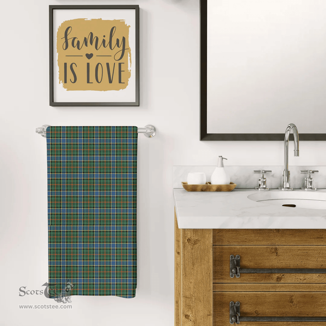 ScotsTee Shop Scottish Ogilvie Hunting Ancient Clan Tartan Bath Towel