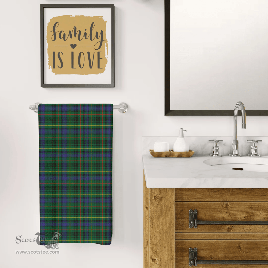 ScotsTee Shop Scottish Stewart Hunting Modern Clan Tartan Bath Towel