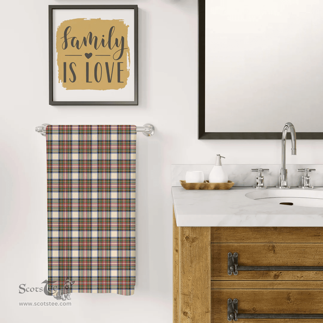 ScotsTee Shop Scottish Stewart Dress Ancient Clan Tartan Bath Towel