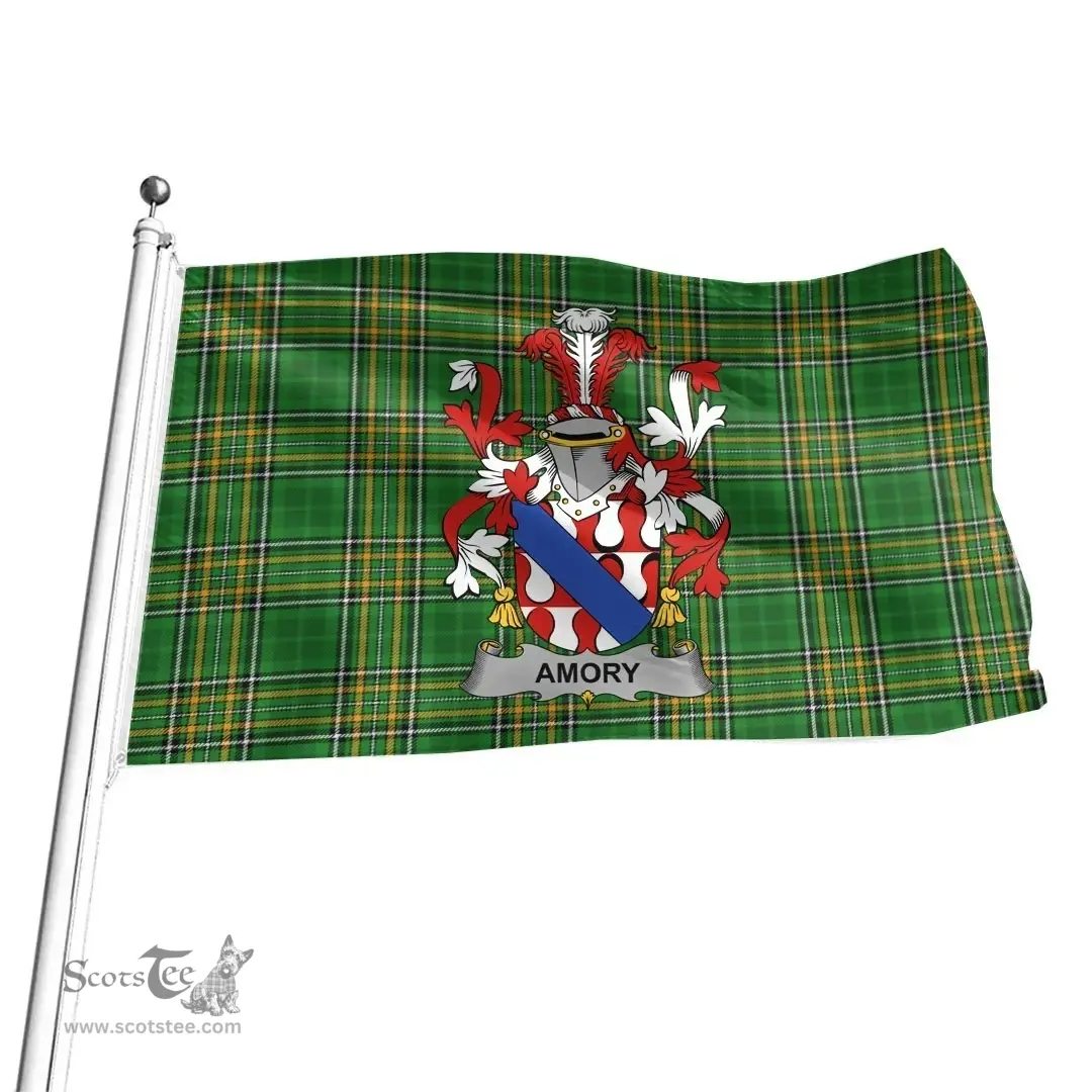 Irish Amory Coat of Arms Family Crest Ireland Flag Irish National Tartan Irish County Flag