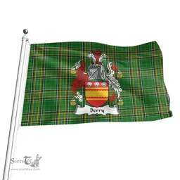 Irish Berry Coat of Arms Family Crest Ireland Flag Irish National Tartan Irish County Flag