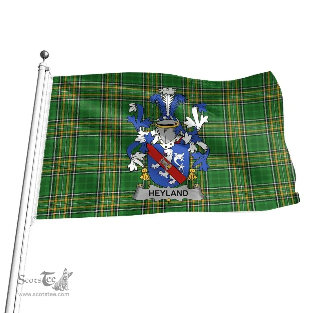 Irish Heyland Coat of Arms Family Crest Ireland Flag Irish National Tartan Irish County Flag
