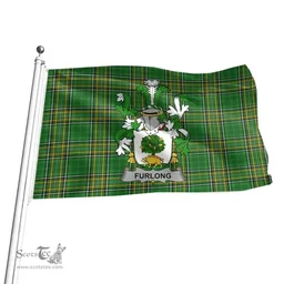 Irish Furlong Coat of Arms Family Crest Ireland Flag Irish National Tartan Irish County Flag