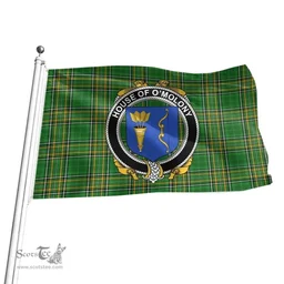 Irish House of O'MOLONY Coat of Arms Family Crest Ireland Flag Irish National Tartan Irish County Flag