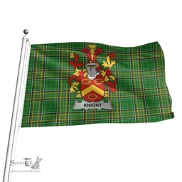 Irish Knight Coat of Arms Family Crest Ireland Flag Irish National Tartan Irish County Flag