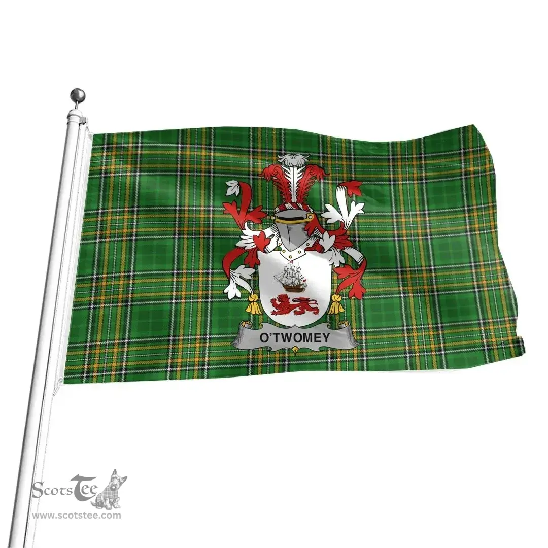 Irish OÕTwomey Coat of Arms Family Crest Ireland Flag Irish National Tartan Irish County Flag