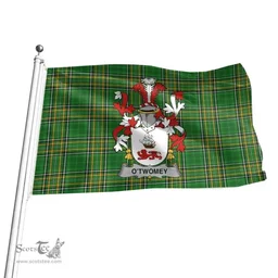 Irish OÕTwomey Coat of Arms Family Crest Ireland Flag Irish National Tartan Irish County Flag