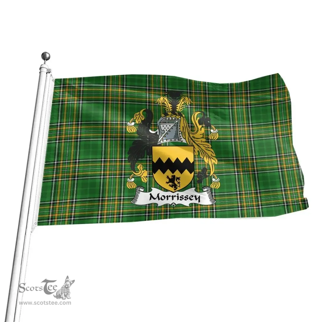 Irish Morrissey Coat of Arms Family Crest Ireland Flag Irish National Tartan Irish County Flag