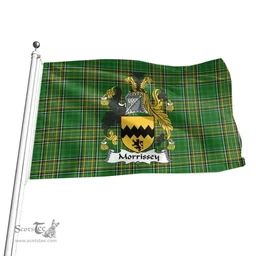 Irish Morrissey Coat of Arms Family Crest Ireland Flag Irish National Tartan Irish County Flag