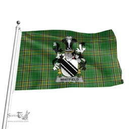 Irish Whitfield Coat of Arms Family Crest Ireland Flag Irish National Tartan Irish County Flag