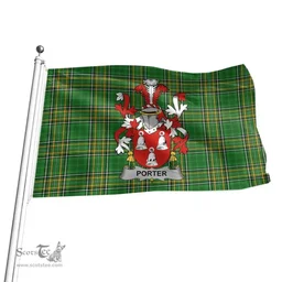 Irish Porter Coat of Arms Family Crest Ireland Flag Irish National Tartan Irish County Flag