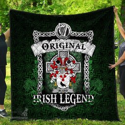 Irish Algeo Coat of Arms Family Crest Ireland Quilt Original Irish Legend Quilt