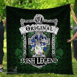 Irish Dea or O'Dea Coat of Arms Family Crest Ireland Quilt Original Irish Legend Quilt
