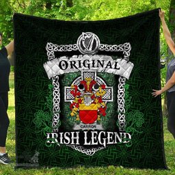 Irish Carron Coat of Arms Family Crest Ireland Quilt Original Irish Legend Quilt