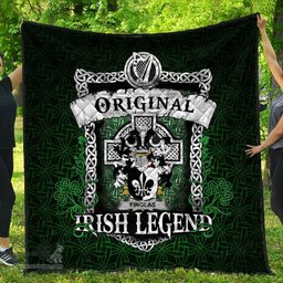Irish Finglas Coat of Arms Family Crest Ireland Quilt Original Irish Legend Quilt