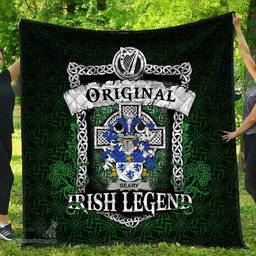 Irish Geary or O'Geary Coat of Arms Family Crest Ireland Quilt Original Irish Legend Quilt