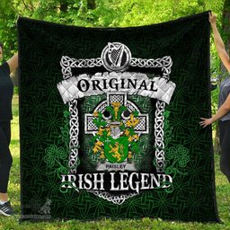 Irish Paisley Coat of Arms Family Crest Ireland Quilt Original Irish Legend Quilt