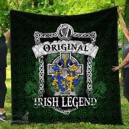 Irish Orpen Coat of Arms Family Crest Ireland Quilt Original Irish Legend Quilt