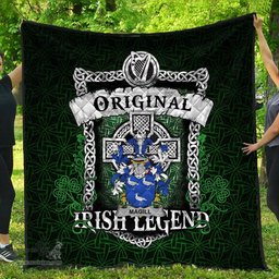 Irish Magill Coat of Arms Family Crest Ireland Quilt Original Irish Legend Quilt