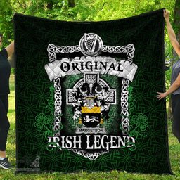 Irish Margetson Coat of Arms Family Crest Ireland Quilt Original Irish Legend Quilt