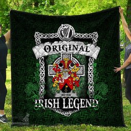 Irish Keyes Coat of Arms Family Crest Ireland Quilt Original Irish Legend Quilt