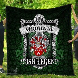 Irish Lambert Coat of Arms Family Crest Ireland Quilt Original Irish Legend Quilt
