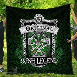 Irish Wakeman Coat of Arms Family Crest Ireland Quilt Original Irish Legend Quilt